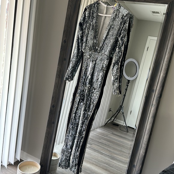 Sequin/Rhinestone Custom Jumpsuit Size XS - Picture 2 of 7